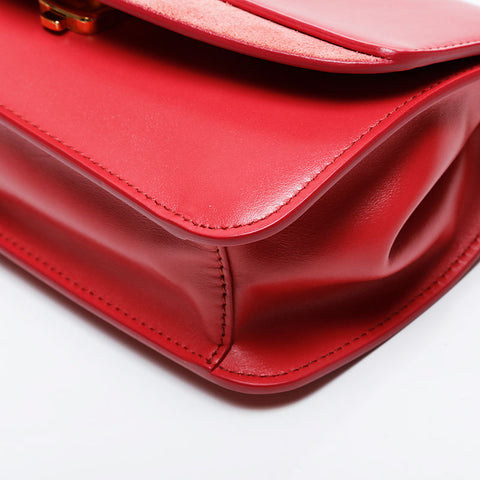 クロエ Chloe レザー C クラッチ チェーン ショルダーバッグ ピンク WS21178