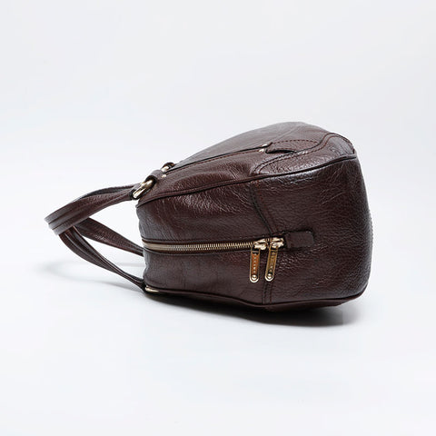 CELINE Leather Triomphe Handbag Brown WS21181
