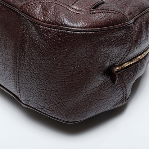CELINE Leather Triomphe Handbag Brown WS21181