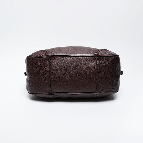 CELINE Leather Triomphe Handbag Brown WS21181