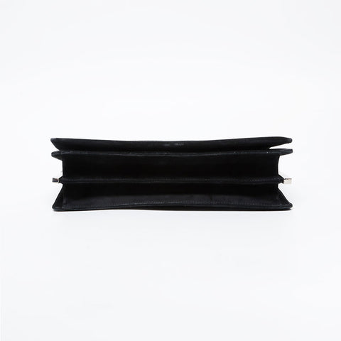 Salvatore Ferragamo绒面革链肩袋黑色WS21184