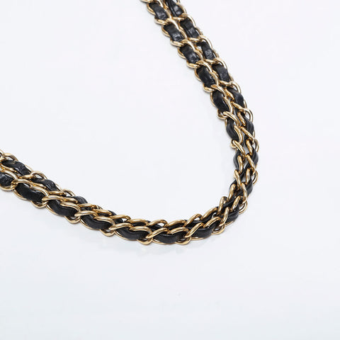 CHANEL Chain Matelasse Luxury Flap 16 Series 2012 Shoulder Bag black WS21185