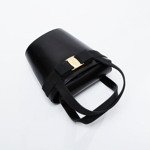 Salvatore Ferragamo皮革手提包黑色WS21190