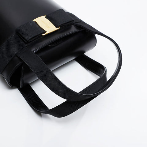 Salvatore Ferragamo皮革手提包黑色WS21190