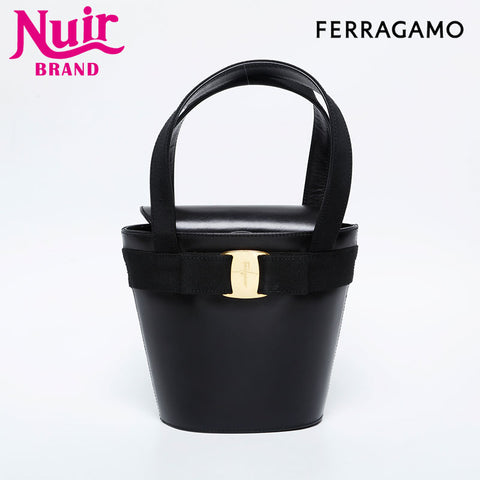 Salvatore Ferragamo皮革手提包黑色WS21190