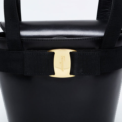 Salvatore Ferragamo皮革手提包黑色WS21190