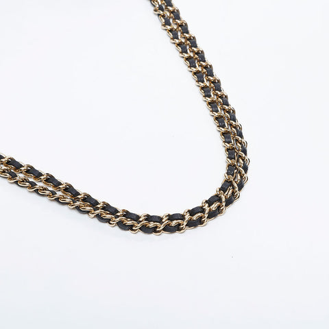 Chanel n ° 7 2002-2003 Barbacée de chocolat en velours 2,55 Sac d'épaule noir WS21191