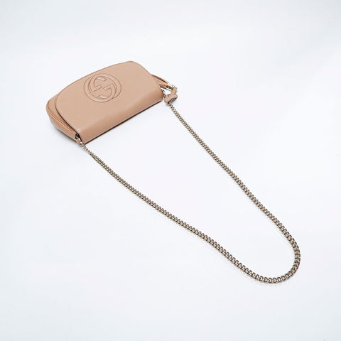 Gucci Soho连锁肩袋米色WS21198