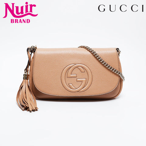 Gucci Soho连锁肩袋米色WS21198