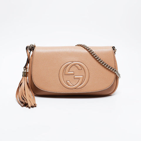 Gucci Soho连锁肩袋米色WS21198