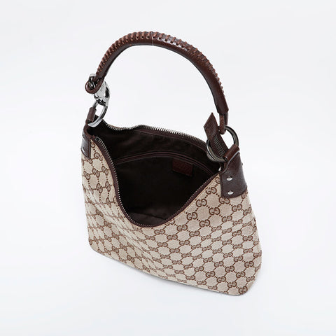 Gucci GG帆布肩带米色WS21199