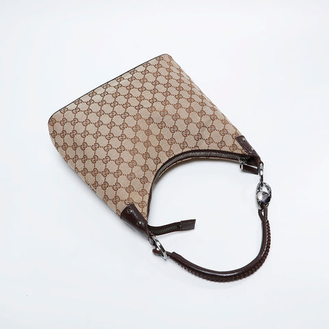 Gucci GG帆布肩带米色WS21199