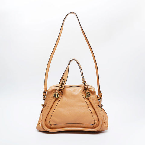 Chloe Paraty Leather 2way肩带棕色WS21202