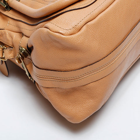 Chloe Paraty Leather 2way肩带棕色WS21202