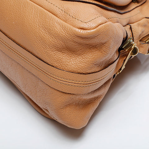 Chloe Paraty Leather 2way肩带棕色WS21202