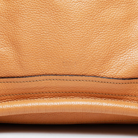 Chloe Paraty Leather 2way肩带棕色WS21202