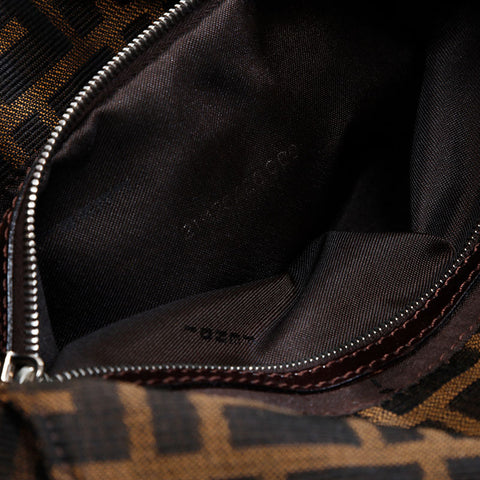 Fendi Zucca帆布妈妈肩带棕色WS21204