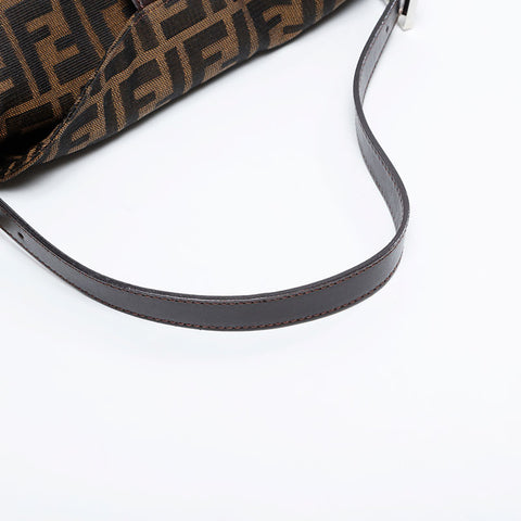 Fendi Zucca帆布妈妈肩带棕色WS21204
