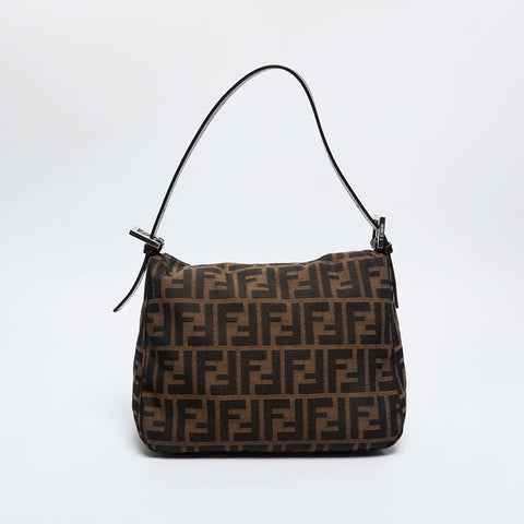 Fendi Zucca帆布妈妈肩带棕色WS21204