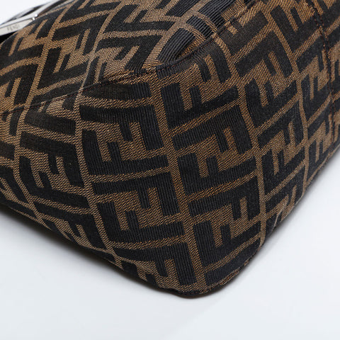 Fendi Zucca帆布妈妈肩带棕色WS21204