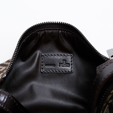 Fendi Zucchino帆布手提包棕色WS21212