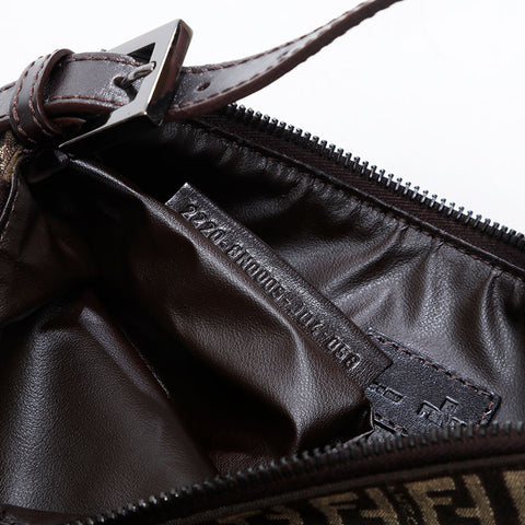 Fendi Zucchino帆布手提包棕色WS21212