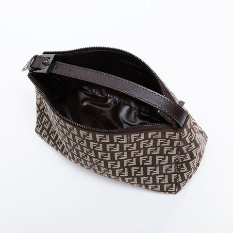 Fendi Zucchino帆布手提包棕色WS21212