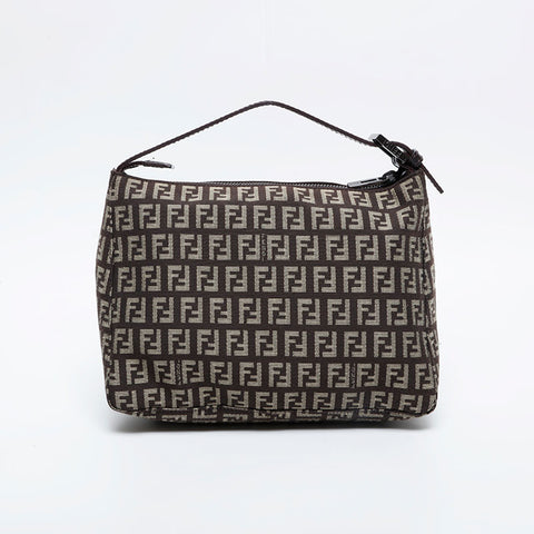 Fendi Zucchino帆布手提包棕色WS21212