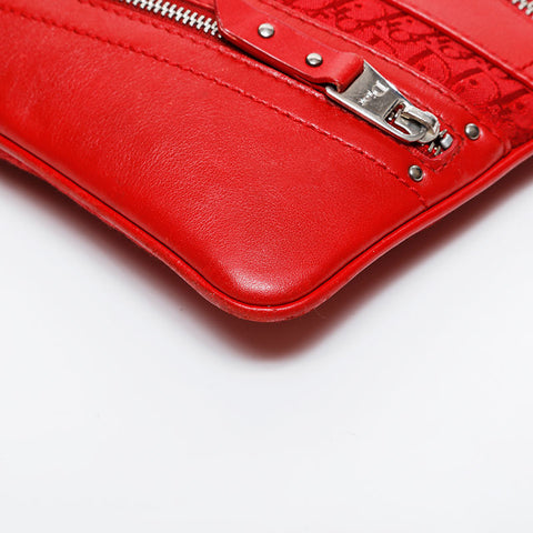 Christian Dior Trotter Street Chic Shoulder Bag Red WS21215