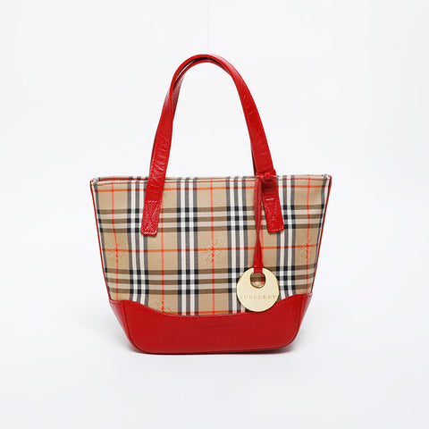 BURBERRY Nova Check Handbag beige WS21216