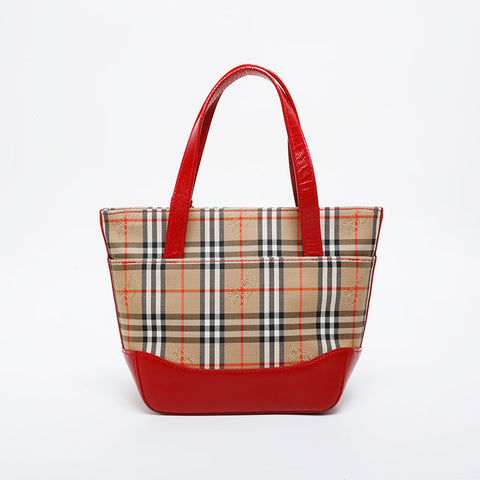 BURBERRY Nova Check Handbag beige WS21216