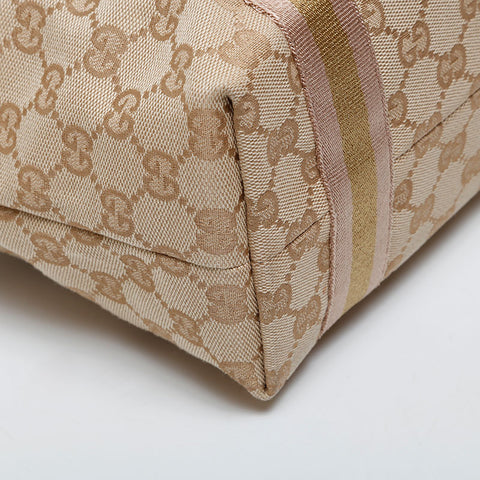 GUCCI GG canvas gold Handbag beige WS21217