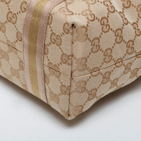GUCCI GG canvas gold Handbag beige WS21217