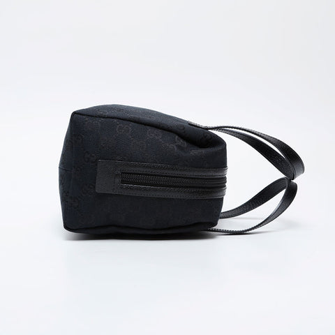 極美品 グッチ GUCCI GGキャンバス ハンドバッグ ブラック WS21228
