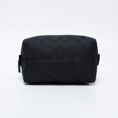 極美品 グッチ GUCCI GGキャンバス ハンドバッグ ブラック WS21228