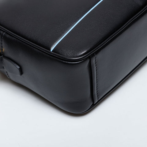 PRADA Leather Logo Camera Bag City Calf Shoulder Bag black WS21229