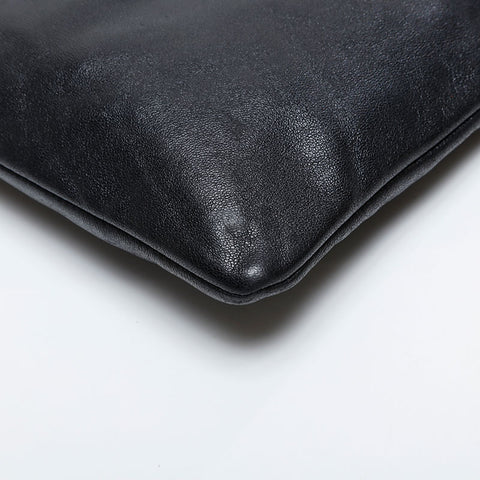 YVES SAINT LAURENT leather Shoulder Bag black WS21235