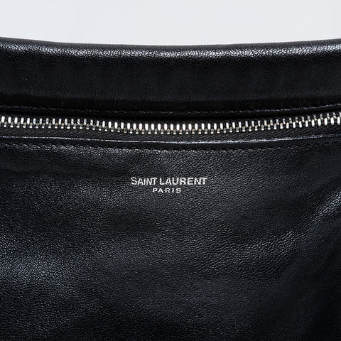 YVES SAINT LAURENT leather Shoulder Bag black WS21235