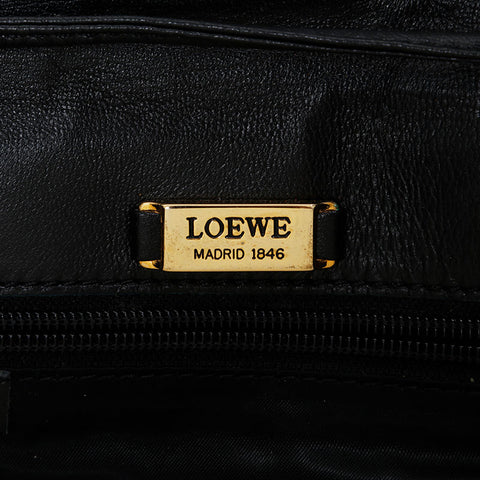 ロエベ LOEWE アナグラム レザー ショルダーバッグ ブラック WS21239