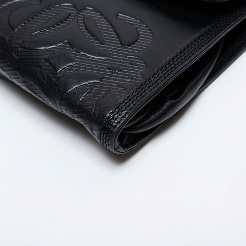 ロエベ LOEWE アナグラム レザー ショルダーバッグ ブラック WS21239