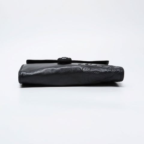 ロエベ LOEWE アナグラム レザー ショルダーバッグ ブラック WS21239