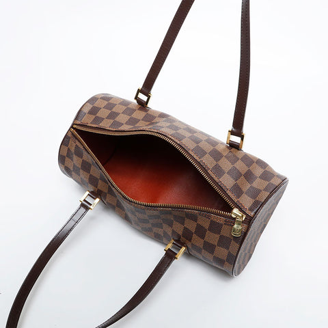 LOUIS VUITTON 2005 Damier Papillon PM Shoulder Bag Brown WS21240