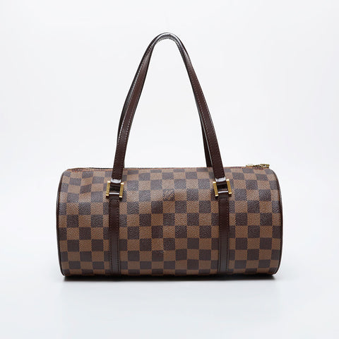 LOUIS VUITTON 2005 Damier Papillon PM Shoulder Bag Brown WS21240