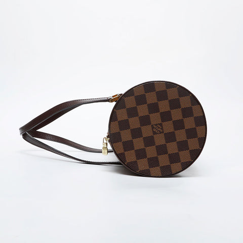 LOUIS VUITTON 2005 Damier Papillon PM Shoulder Bag Brown WS21240
