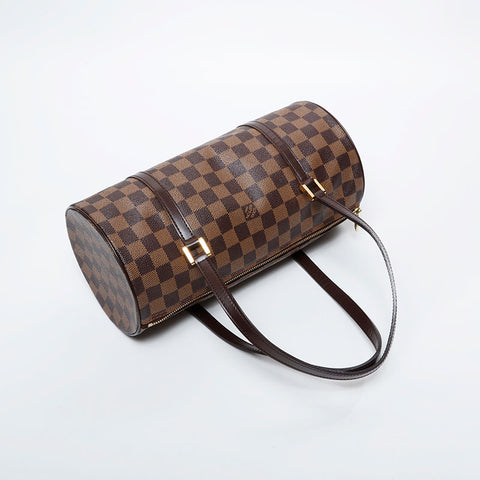LOUIS VUITTON 2005 Damier Papillon PM Shoulder Bag Brown WS21240