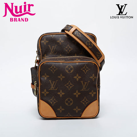 LOUIS VUITTON 2003 Monogram Amazon Shoulder Bag Brown WS21241