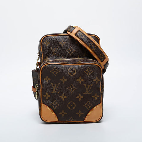 LOUIS VUITTON 2003 Monogram Amazon Shoulder Bag Brown WS21241