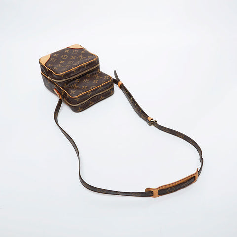 LOUIS VUITTON 2003 Monogram Amazon Shoulder Bag Brown WS21241