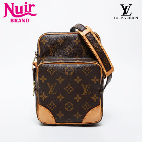 LOUIS VUITTON 2008 Monogram Amazon Shoulder Bag Brown WS21243