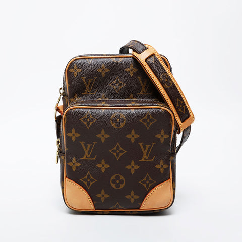 LOUIS VUITTON 2008 Monogram Amazon Shoulder Bag Brown WS21243